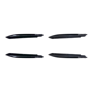 Protector de Esquina para Parachoques Trasero BMW, Textura de Fibra de Carbono, Negro, para Serie 5 G30 M Tech 2017-2023 - Product Image 2