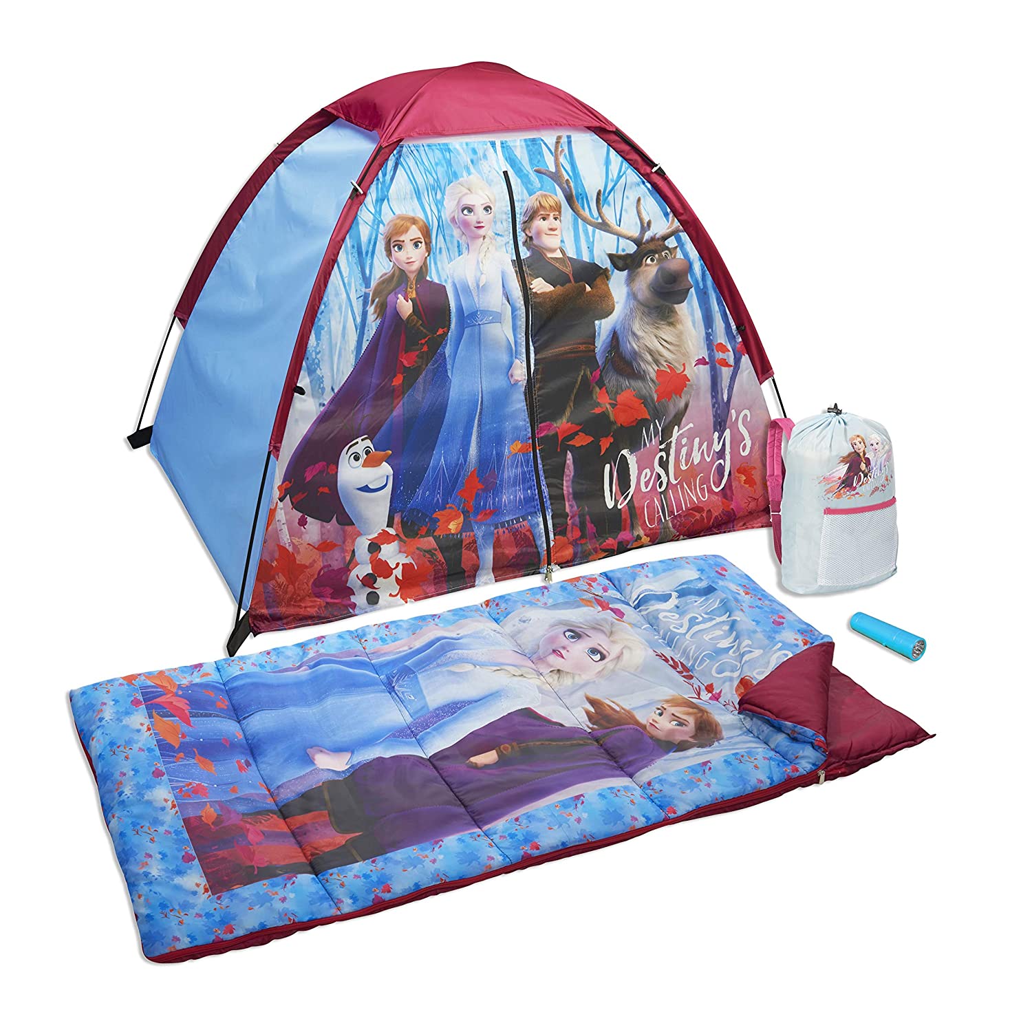 Camping Kids Sleep Set Glitter Girls 14 Inch Doll Accessories
