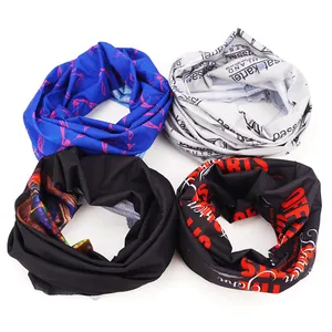 Toptan özel baskılı kumaş filistin Bandana eşarp spor Polyester dikişsiz kafa boş yüz Bandana maske boyun körüğü