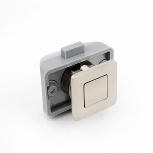 Caravan Motorhome RV đẩy khóa hợp kim kẽm và ABS kim loại push button Latch Knob khóa cho Cửa và tủ - Product Image 3