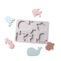 Jouet éducatif de qualité supérieure Nouveau design IQ Training Compact Silicone Alphabet et mots Puzzles Thème des avions divertissants
