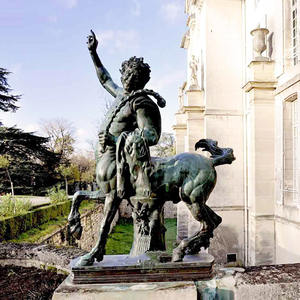 Arte <span class=keywords><strong>classica</strong></span> stile greco figurina a grandezza naturale uomo statua in bronzo centauro scultura - Product Image 6