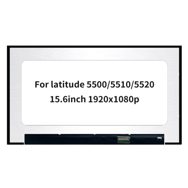 15.6" New Laptop LCD Screen for Dell Latitude 5500 5501 5520 FHD 1920X1080P 30Pin LED LCD Display Non-Touch Screen Panel