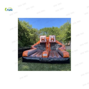 Toboggan aquatique gonflable en PVC <span class=keywords><strong>pas</strong></span> <span class=keywords><strong>cher</strong></span>, toboggan à obstacles Toxic Rush, toboggan à double voie, château gonflable, sports de plein air, installation facile - Product Image 5