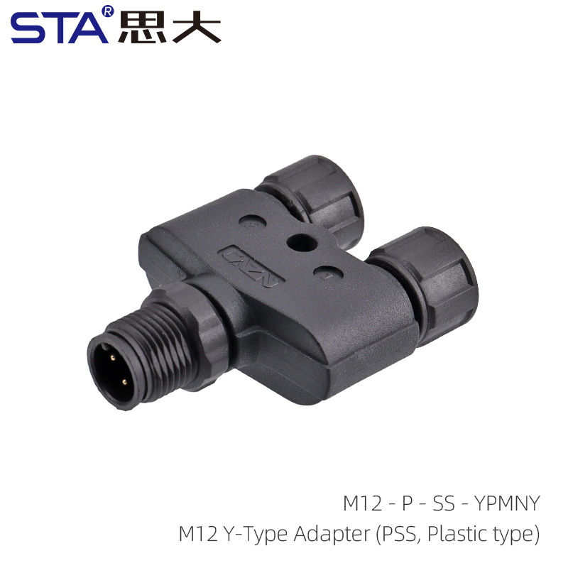 Adaptateur M12 de type Y (PSS, type plastique)