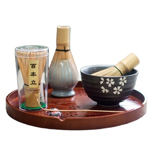 Populaire Selling Handgemaakte Bamboe Matcha Garde Gift Set Garde Thee Lepel Garde <span class=keywords><strong>Stand</strong></span> En Lepel Houder