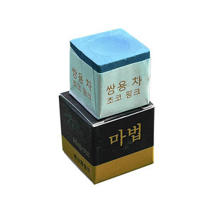 Craie de billard bleue de conception carrée pour joueurs professionnels, boîte de 100 pièces, prix d'usine, vente en gros, accessoires de billard en vrac, clubs - Product Image 5