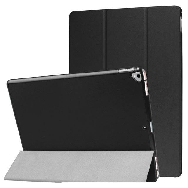 HUINAN 2nd Generation PU Leather Private Mold Tablet Case Shockproof Cover for 2017 iPad Pro 12.9 and 2015 iPad Pro 12.9