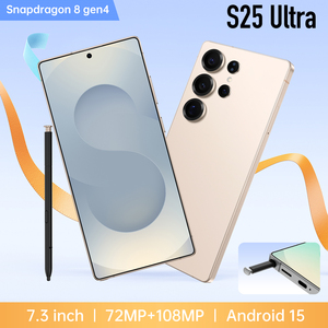 2025 Thương hiệu Mới S25 siêu điện thoại thông minh 16G 1t toàn cầu phiên bản <span class=keywords><strong>dual</strong></span> CPU <span class=keywords><strong>Dual</strong></span> Sim thẻ 108mp phía sau máy ảnh Octa <span class=keywords><strong>Core</strong></span> CDMA Tây Ban Nha LTE - Product Image 5