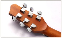 2023 gitar akustik baru terukir desain lubang suara anggur gitar pickup EQ bawaan