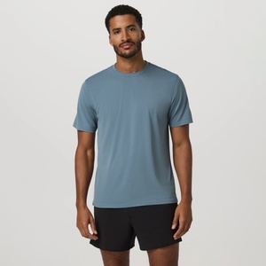 T-shirt de sport léger et respirant pour homme, séchage rapide, course à pied, entraînement, gym, vêtements décontractés, hauts de sport, fitness - Product Image 2