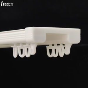 Rail de <span class=keywords><strong>rideau</strong></span> moderne en <span class=keywords><strong>PVC</strong></span> Boningsi SL2, anti-rouille, robuste, longueur personnalisable, <span class=keywords><strong>pour</strong></span> salon, mariage, Bar Mitzvah, contemporain - Product Image 6