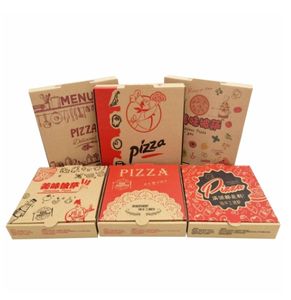 Scatola di Carta Personalizzata per Alimenti Piccola Scatola Pieghevole in Cartone per Hamburger Patatine Fritte Panini <span class=keywords><strong>Pizza</strong></span> da Asporto con Logo Stampato - Product Image 5