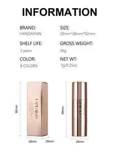 중국 도매 <span class=keywords><strong>2</strong></span> in 1 컨실러 스틱 컨실러 팔레트 개인 라벨 하이라이트 브러시로 은폐 - Product Image 5