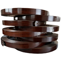 Bande de chant ABS personnalisée à surface mate pour unités de meubles de bureau en bois de style épuré