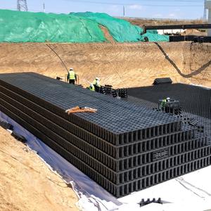 Sistema di Raccolta Acqua Piovana con Serbatoio, Sistema di Raccolta Acque Pluviali, Modulo di Raccolta Acqua Piovana Ainbox Geocellular Crate PP - Product Image 3