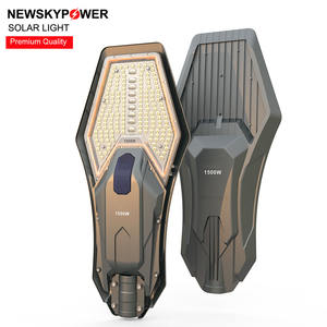 Réverbère solaire professionnel fendu 500W 800W 1500W 1800W gamme complète sortie lumen élevée pour l'éclairage routier national d'autoroute - Product Image 5