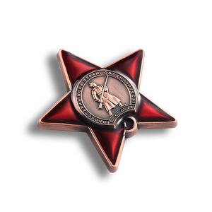 Moneda Conmemorativa de Diseño Personalizado de Alta Calidad con Forma de Pentáculo, Fabricada por Fábrica Especializada en Logotipos - Product Image 1