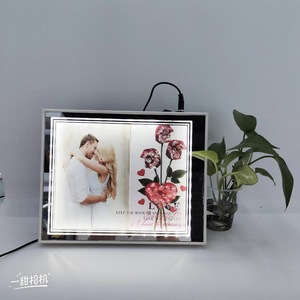 Ingrosso Africa Wedding Photo Frame con luce a Led per regalo cornice magica Love Memory lucente USB Power - Product Image 2