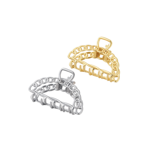 Pinza de pelo pequeña estilo cadena de 4.5 cm para mujer - Product Image 2