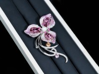 Perhiasan Wangfu S925 Perak Sterling Moissanite Cubic Zirconia Bros Bunga Perhiasan Wanita untuk Pesta Pemasok Grosir Perhiasan Berkualitas