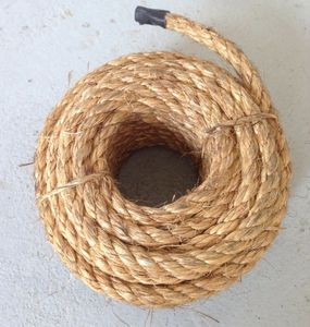 Nural de yute marrón cáñamo trenzado cuerda - Product Image 4