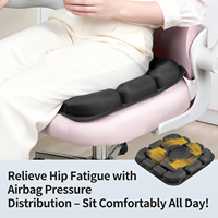 Coussin de siège gonflable à cellules d'air pour chaise de bureau, soulagement orthopédique de la pression, coussin anti-douleur coccyx pour les personnes qui restent longtemps assises