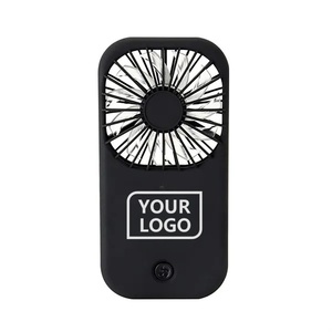 Mini ventilateur pliable 180° avec logo personnalisé, ventilateur de poche portable, rechargeable par USB, ventilateur de table pour cadeau promotionnel - Product Image 1