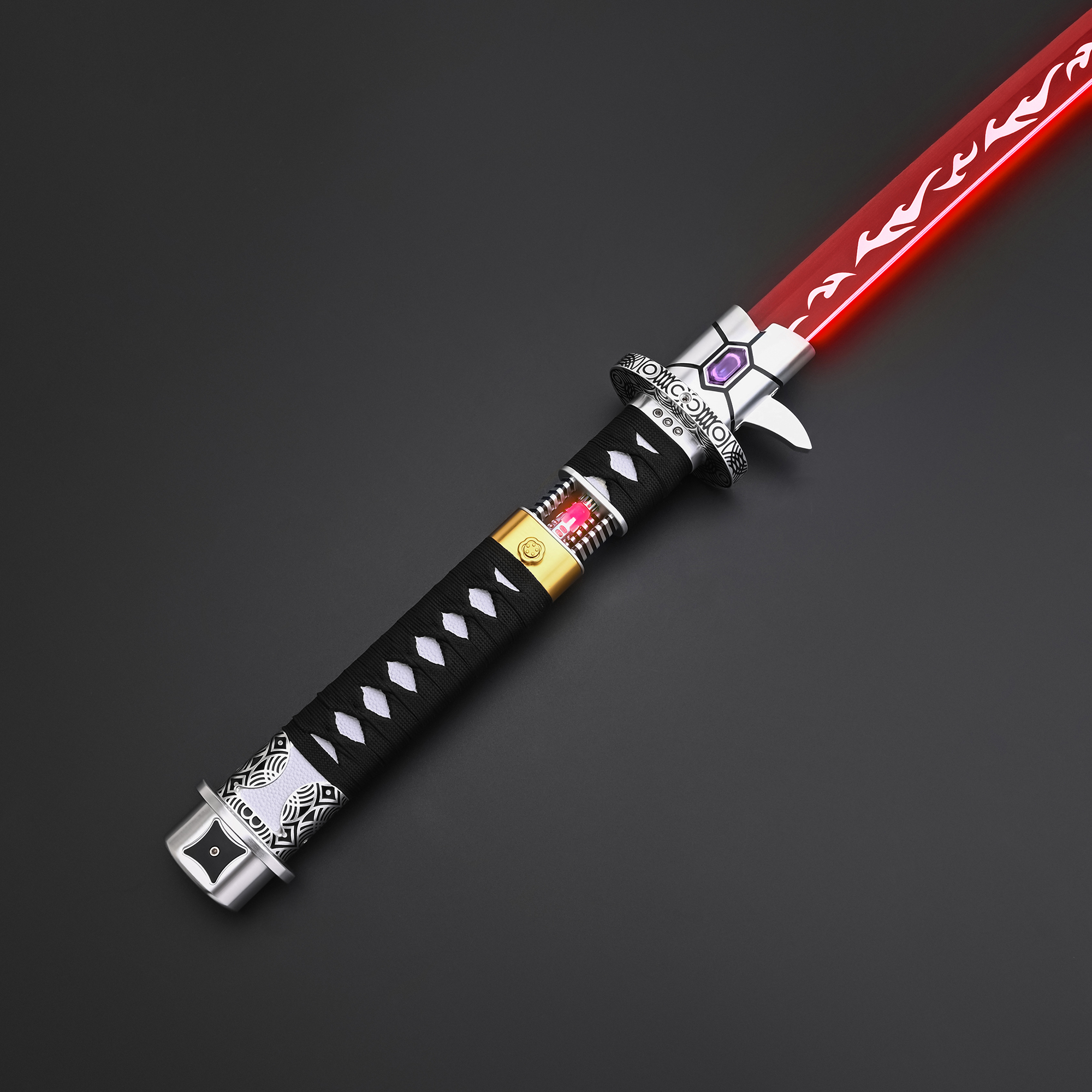 TXQSABER Dark Katana Lightsaber SNV4 Pixel Pro Cosplay LED Dynamic