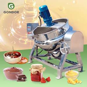 Jam Electric Tilt Thermo Heat Oil Jacket 50 litros 30 galones Olla de vapor a gas con y sin Ag - Product Image 1