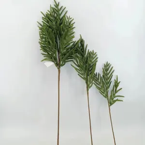 Fabrieken Groothandel Norfolk Pine Stengels Touch Zachtgroene Plant Home Decor