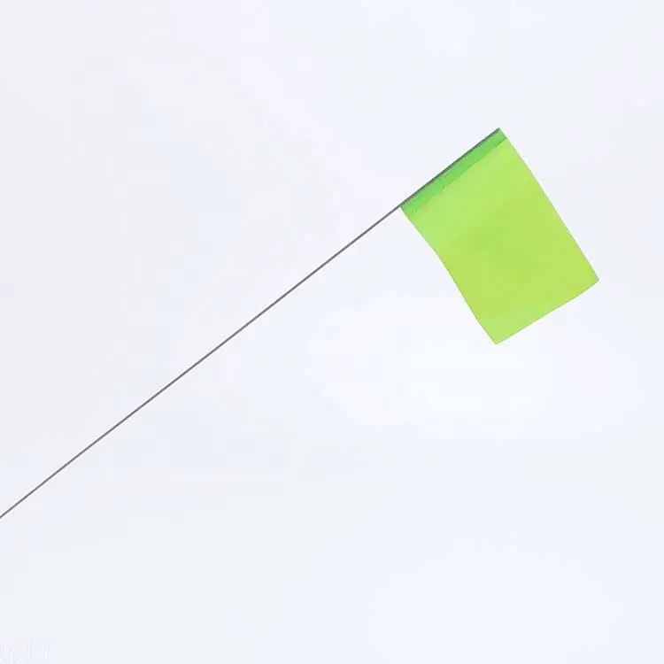 ธงลวดสีเขียวยูทิลิตี้และธงก่อสร้าง