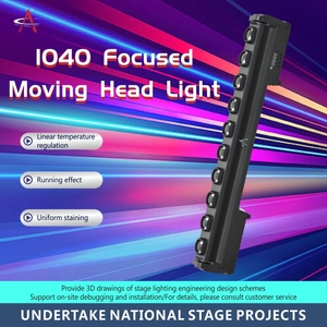 Barre de lumière LED mobile à faisceau 10 yeux 40W RGBW 4-en-1, 3 °   Projecteur à tête mobile DMX512 à faisceau étroit pour DJ, discothèque et éclairage de scène - Product Image 6