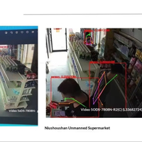 Système intelligent de magasin de proximité sans personnel Bohang Community avec reconnaissance visuelle IA et borne de paiement en libre-service à écran tactile