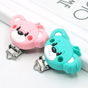 Sucette pour bébé 2021, très vendue, avec attache pour biberon, étui et chaîne en <span class=keywords><strong>silicone</strong></span>, clip pour sucette - Product Image 5