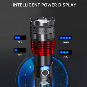 2000 Lumens Siêu Sáng P70 LED Đèn Pin 20W Mạnh Mẽ USB Có Thể Sạc Lại Không Thấm Nước Có Thể Điều Chỉnh Tập Trung Chiến Thuật Hợp Kim Nhôm - Product Image 4