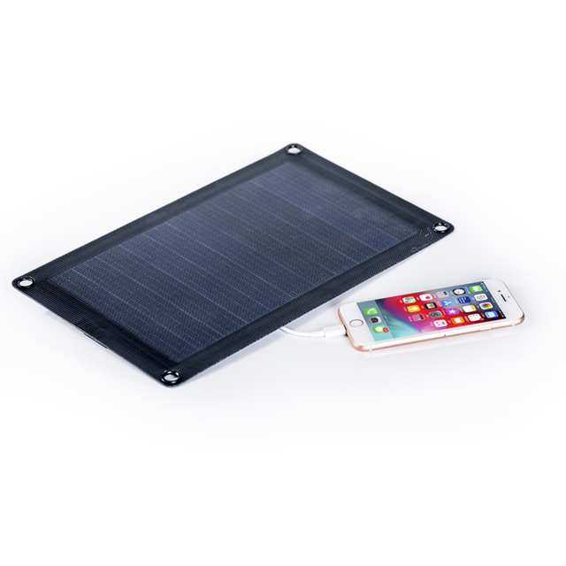 Multi Use High Efficiency Foldable Mobile Charger Waterproof Monocrystalline Silicon Portable Flexible 15W Solar Panels