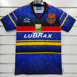 Jersey Sepak Bola Retro Flamengo Edisi Khusus Lengan Pendek Jersey Kandang Tandang - Product Image 1