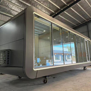 อาคารสำนักงานชั่วคราวแบบตู้คอนเทนเนอร์ พร้อมชั้นฉนวนกันความร้อนและระบบทำความร้อนใต้พื้น  สถานีเชิงพาณิชย์แบบสี่เหลี่ยมจัตุรัส  อาคารอเนกประสงค์แบบครบวงจร - Product Image 2