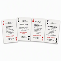 Cartes à Jouer Professionnelles Personnalisées Haut de Gamme Écologiques et Durables à Coins Arrondis avec Illustration Bière 'Premium Draft'