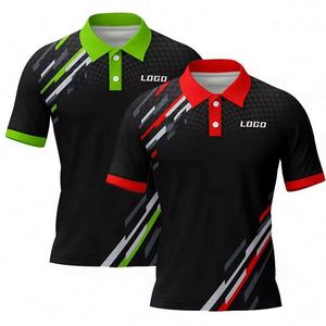 Camisas de Golf Personalizadas para Hombre, 100% Poliéster, Antiarrugas, Transpirables, Uniformes de Trabajo, Sublimadas, con Bolsillo, de Secado Rápido - Product Image 1