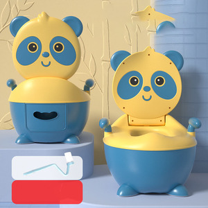 Silla de baño de entrenamiento para inodoro pequeño de Panda para niños, urinario para niños, fácil limpieza de viaje, silla de entrenamiento para inodoro de bebé - Product Image 5
