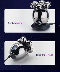 <span class=keywords><strong>Afeitadora</strong></span> de cabeza eléctrica impermeable inalámbrica 7 D para hombres calvos, <span class=keywords><strong>afeitadora</strong></span> de cabeza y cráneo, <span class=keywords><strong>afeitadora</strong></span> de suspensión para hombres - Product Image 4