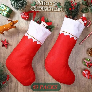 Sacchetti Regalo Natalizi all'Ingrosso, Decorazioni per Feste, Calze <span class=keywords><strong>di</strong></span> Babbo <span class=keywords><strong>Natale</strong></span> in Feltro, Ornamenti da Appendere all'<span class=keywords><strong>Albero</strong></span> - Product Image 2
