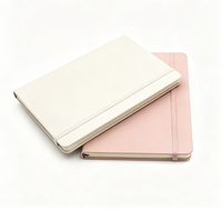Carnet A5 avec couverture en PU personnalisée, carnet de notes pour le bureau, l'école, journal d'écriture, carnet A6