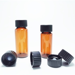 Capuchon en plastique bakélite à vis noire, en résine phenstatique, bouteille en verre, Boston, 5mm 18mm 20mm 22mm 24mm 28mm - Product Image 2