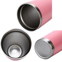 Gobelet isotherme à double paroi en acier inoxydable, sans BPA, écologique, avec logo personnalisé, 600 ml (20 oz), pour bière, eau, café, voyage, voiture