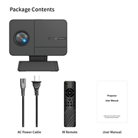 Mini Proyector P50Max con Gamepad H713 1080P 2+16GB 450 Lúmenes Smart TV Android 11 Wifi Portátil Cine en Casa LED Proyectores de Juegos