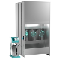 Machine de peinture électrostatique à pulvérisation intelligente 3-en-1, moteur en acier inoxydable 220V 50W pour l'électronique automobile