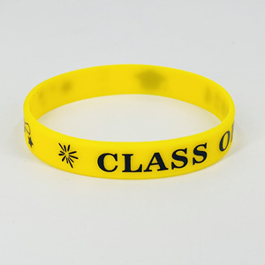 Gran oferta, producción en fábrica, pulsera de silicona, desgaste de eventos, pulseras de goma personalizadas impresas <span class=keywords><strong>para</strong></span> regalo de Graduación - Product Image 6